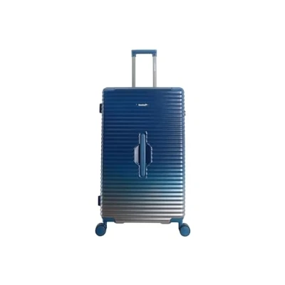 Afbeelding van Saxoline Blue Elite Trunk harde koffer / Trolley Reiskoffer (Large) Blauw