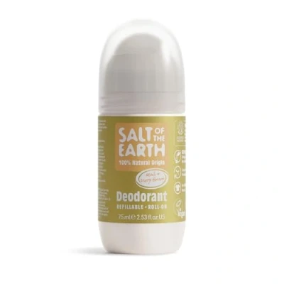 Afbeelding van Salt Of the Earth , navulbare roll on, oranjebloesem en neroli veganistisch, langdurige bescherming, goedgekeurd door Leaping Bunny, gemaakt in het VK 75 ml