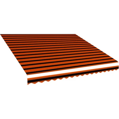 Afbeelding van Luifeldoek 450x300 cm canvas oranje en bruin