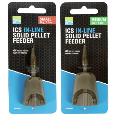 Afbeelding van Preston ICS In Line Solid Pellet Feeder Maat : Small 20g