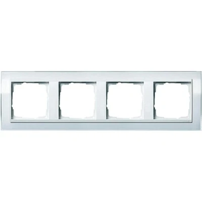 Afbeelding van Gira Event Clear afdekraam 4 voudig wit voor zuiver witte centrale