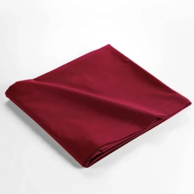 Afbeelding van Douceur d&#039;Intérieur Bedlaken, 180 x 290 cm, 100% biologisch katoen, biolina, bordeaux