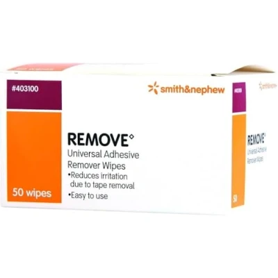 Afbeelding van REMOVE Universele lijmverwijderingsdoekjes 6 x cm, 50 stuks