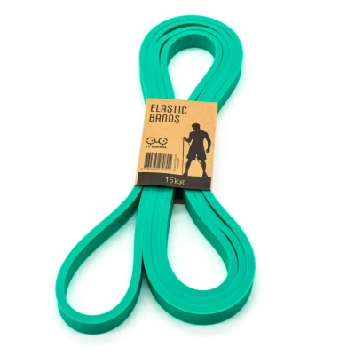 Afbeelding van Y&amp;Y Elastic Resistance bands hulpmiddel voor krachttraining 15 KG Groen