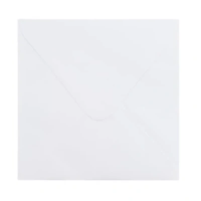 Afbeelding van Florence Enveloppen, 14 x cm, wit, 100 stuks, 120 g/m², zelfklevende enveloppen voor bruiloftsfeest, ansichtkaarten, uitnodigingen, wenskaarten