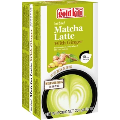 Afbeelding van GOLD KILI Instant Matcha gember latte (10 x 25 gr)