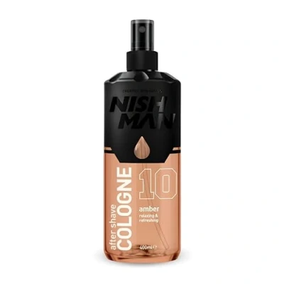 Afbeelding van Nish man aftershave cologne Amber 400ml