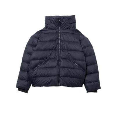 Afbeelding van Tommy Hilfiger DOWN Funnel Gewatteerde jas, Dames, Maat: Large, Desert sky