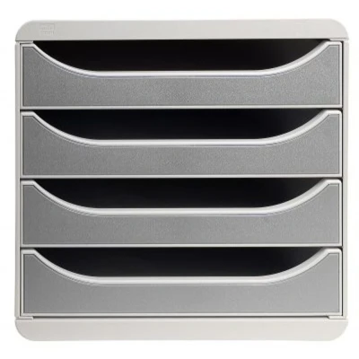 Afbeelding van Exacompta ladenblok Big Box, lichtgrijs/graniet