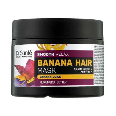 Afbeelding van Heerlijke fruit sap haarmasker murmuru olie krullend en broos haar glans 300ml