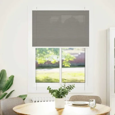 Afbeelding van vidaXL Plissé rolgordijn 90x100 cm stofbreedte 89,4 antraciet