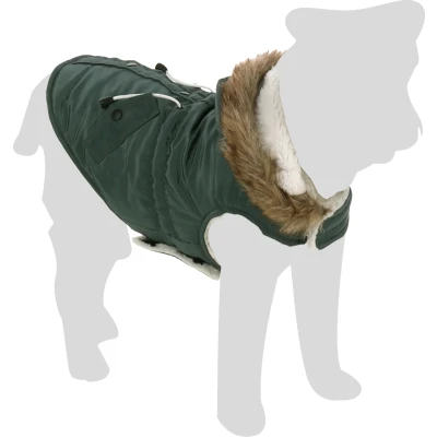Afbeelding van Kimo groene winter hondenjas Beste bescherming tegen de kou Groen / Rug 50cm I Hals 44 48cm Borst 66 74cm