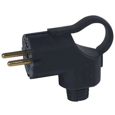 Afbeelding van Legrand Stekker Met Rubber Haaks En Oog