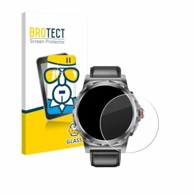 Afbeelding van BROTECT Glazen schermbeschermer, Smartwatch beschermfolie, Transparant