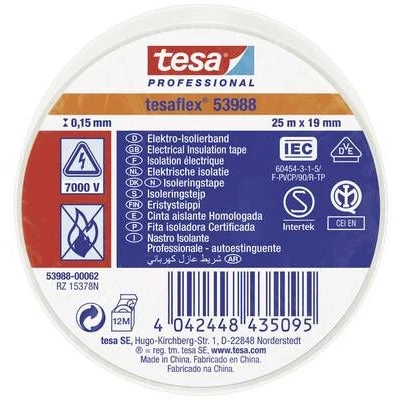 Afbeelding van Tesa Isolatietape Wit 25m x 19mm