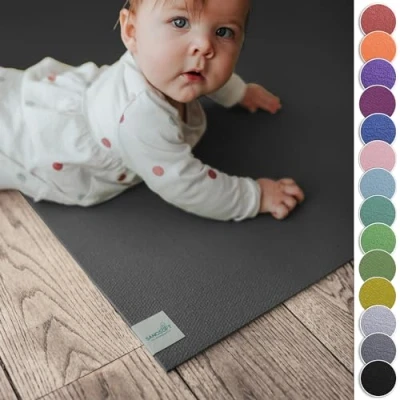 Afbeelding van Sanosoft® Kruipmat, gemaakt in Duitsland, Öko Tex, antislip, 60 x 160 cm, grijs