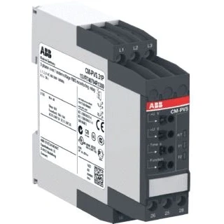 Afbeelding van Abb cm pvs 3 fase spanningbewakingsrelais uitval ondersp oversp volgorde instelbaar 3x160 300vac 50 60hz 2w veerdrukklem 1svr740794r1300