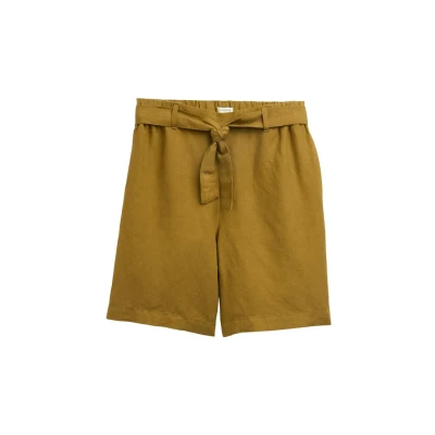 Afbeelding van TOM Tailor Loose Shorts, Dames, Maat: 38, Nutria olive