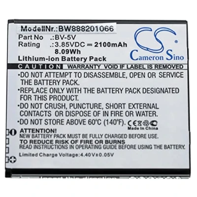 Afbeelding van vhbw Accu compatibel met Nokia 1 TA 1047 mobiele telefoon smartphone (2100mAh, 3,85V, Li Ion)