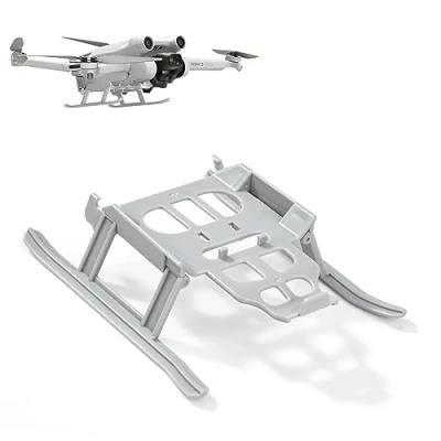 Afbeelding van Landing Gear Opvouwbare compatibel met DJI Mini 3 Pro drone extensies, landingsframe, landingspoten, accessoires voor drones, grijs