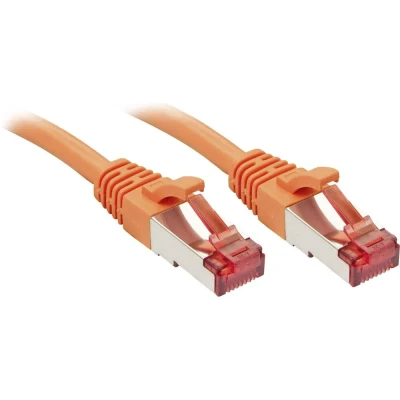 Afbeelding van LINDY 47813 RJ45 Netwerkkabel, patchkabel CAT 6 S/FTP 10.00 m Oranje Snagless 1 stuk(s)