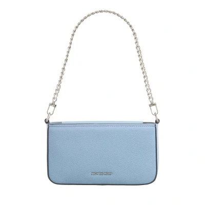 Afbeelding van Michael Kors Bryant Xbody Pouchette Schoudertas, Dames, Maat: One Size, Chambray
