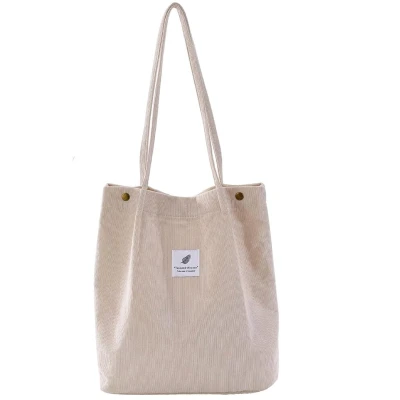 Afbeelding van Boraboi® Corduroy Schoudertas voor Dames met Groot Volume, Stijlvolle en Handtas