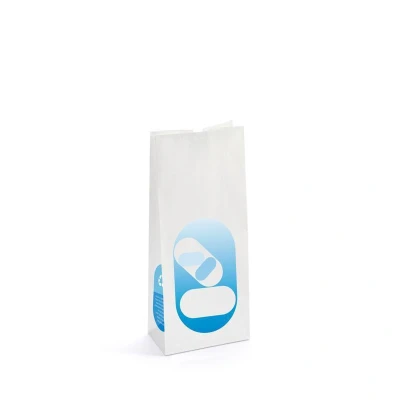 Afbeelding van Brocacef Zak blokbodem 60 gram 80x50x220 met duimgat 1000 stuks
