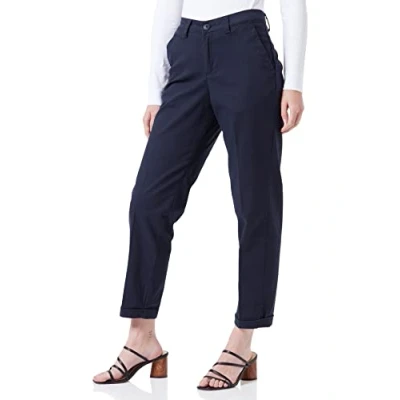 Afbeelding van JACK &amp; JONES Dames Jjxx Jxella Regular Mw Pant Noos Chino, navy blazer, 26W / 30L