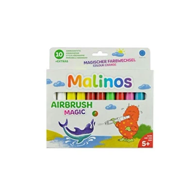 Afbeelding van Malinos 300968 Magic 10 incl. 4 sjablonen airbrush