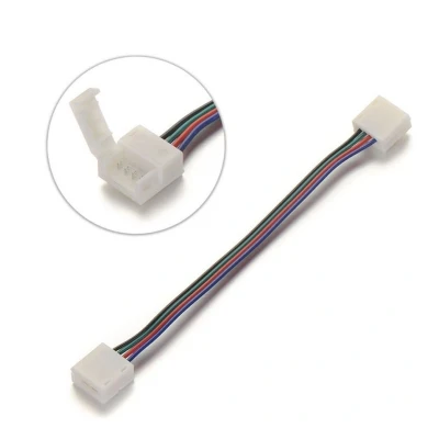 Afbeelding van Waterproof Ledstrip Connector cable Click to RGB Outdoor