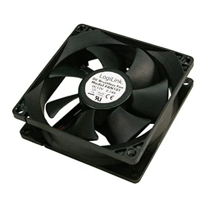 Afbeelding van LogiLink FAN101 PC ventilator Zwart (b x h d) 80 25 mm