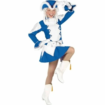 Afbeelding van Widmann Dans &amp; Entertainment Kostuum Brabantse Majorette Rood Vrouw Small Carnavalskleding Verkleedkleding