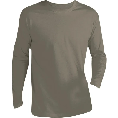 Afbeelding van SOLS Heren Monarch T Shirt met lange mouwen (Khaki) Maat L