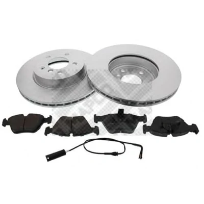 Afbeelding van MAPCO 47787HPS Remblokken en remschijven Vooras Geventileerd Met anti kreukplaat BMW: X3 (E83) 3.0 i xDrive, 2.5 i, d, 2.0 si