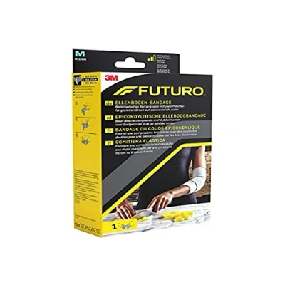Afbeelding van FUTURO FUT47862 Classic elleboogbandage, aan beide zijden draagbaar, maat M, 24,5 27,0 cm