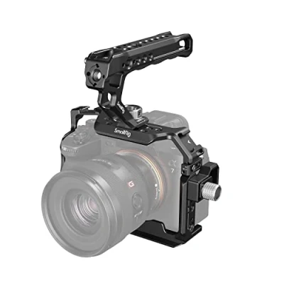 Afbeelding van SMALLRIG A7R V/A7 IV Cage Kit A7 S III Kooikit met Handvat en HDMI kabelklem voor Sony V/Alpha 7 IV/Alpha 3668B