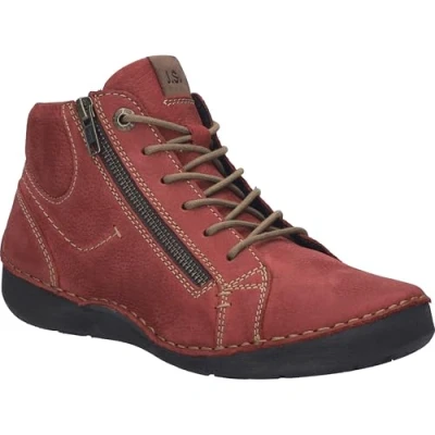 Afbeelding van Josef Seibel Fergey Veterboots, Dames, Maat: 41, Rot Schoenen