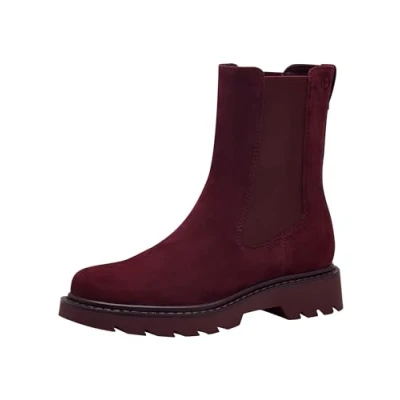 Afbeelding van Tamaris dames Chelsea leer, merlot, 37 EU
