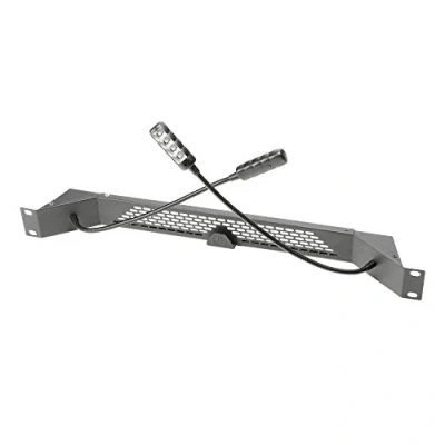Afbeelding van Adam Hall 87463ULTRAC COB LED racklight dual gooseneck RGB+wit