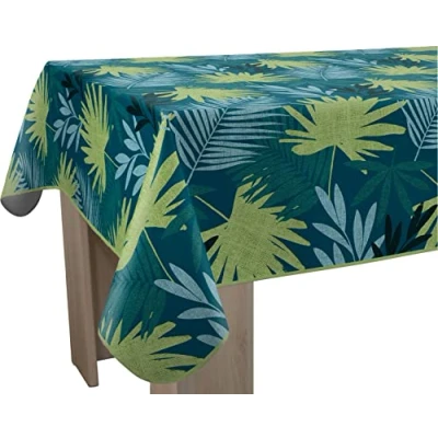 Afbeelding van Le linge de Jules Bali Vlekbestendig tafelkleed, rechthoekig, 150 x 200 cm