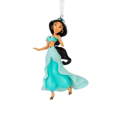 Afbeelding van Hallmark Jasmijnversiering, Disney prinses boomdecoratie, Aladdin hangend ornament, kerstversiering, cadeaus voor Kerstmis