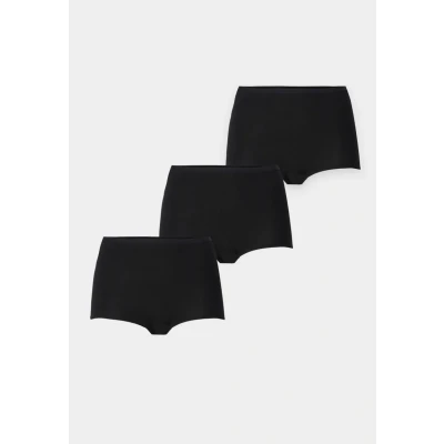 Afbeelding van Lindex Carin Boxer 3 PACK Onderbroeken, Dames, Maat: XS, Black