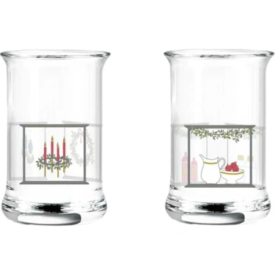Afbeelding van Holmegaard Christmas kerst borrelglas 2 pack 2024