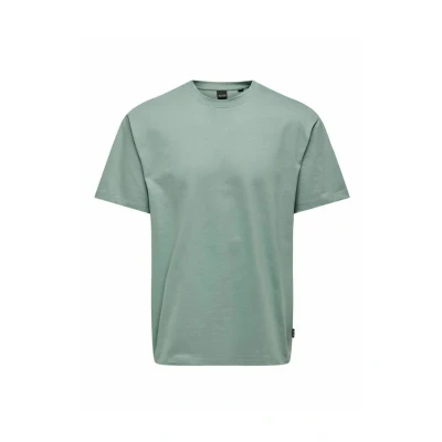 Afbeelding van Only &amp; Sons Onsfred RLX NOOS Tshirt basic, Heren, Maat: Large, Chinois green