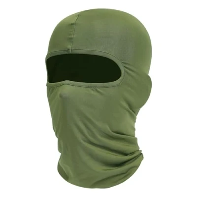 Afbeelding van Fuinloth Bivakmuts Gezichtsmasker, Zomer Koel Nek Gaiter, UV Beschermende de Skisjaal van Motorfiets Beschermer voor Mannen/Vrouwen Legergroen