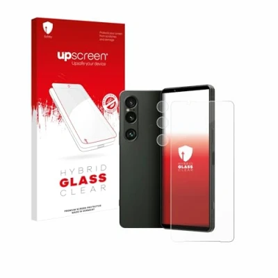 Afbeelding van upscreen Screenprotector voor Sony Xperia 1 VI (Voor+Camera) Folie Beschermfolie Beschermglas transparant