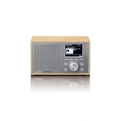 Afbeelding van Lenco DAR 017WH Compacte en stijlvolle DAB+/FM radio met Bluetooth® houten behuizing