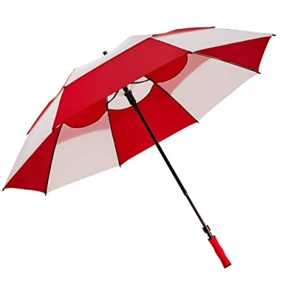 Afbeelding van BagBoy Telescopic Paraplu White Red