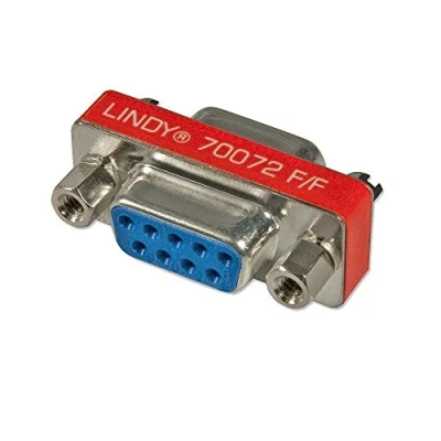 Afbeelding van LINDY Adapter Serieel [1x D sub bus 9 polig 1x polig] Rood